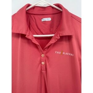 Oxford Golf‎ The Players Championship Pink Golf Polo Shirt Womens Sz medium
